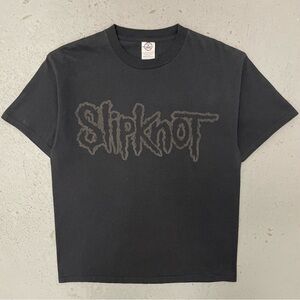 Vintage 2000s Slipknot Rare Double Sided Heavy Metal Concert Band T Shirt Large
